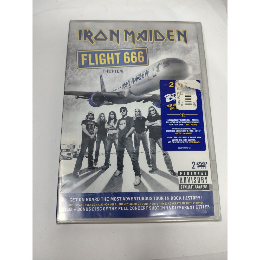 Iron Maiden: Flight 666 The Film 2009, 2-DVD Brand New Sealed